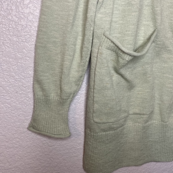 Madewell sweater cardigan soft sage color size XXS oversized - Picture 2 of 10